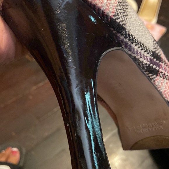 Madden Girl - Purple Mutli peep toe platform heels - Picture 12 of 13